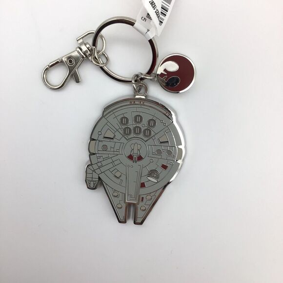 Disney Star Wars Keychain Millennium Falcon The Resistance Disney Parks Key Ring - Picture 2 of 6